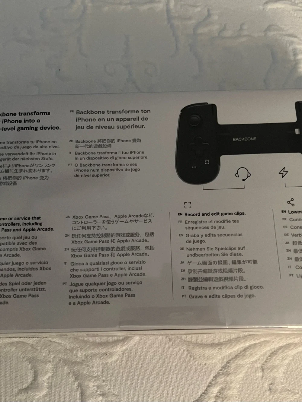 Backbone One Mobile Gaming Controller for iPhone - Black